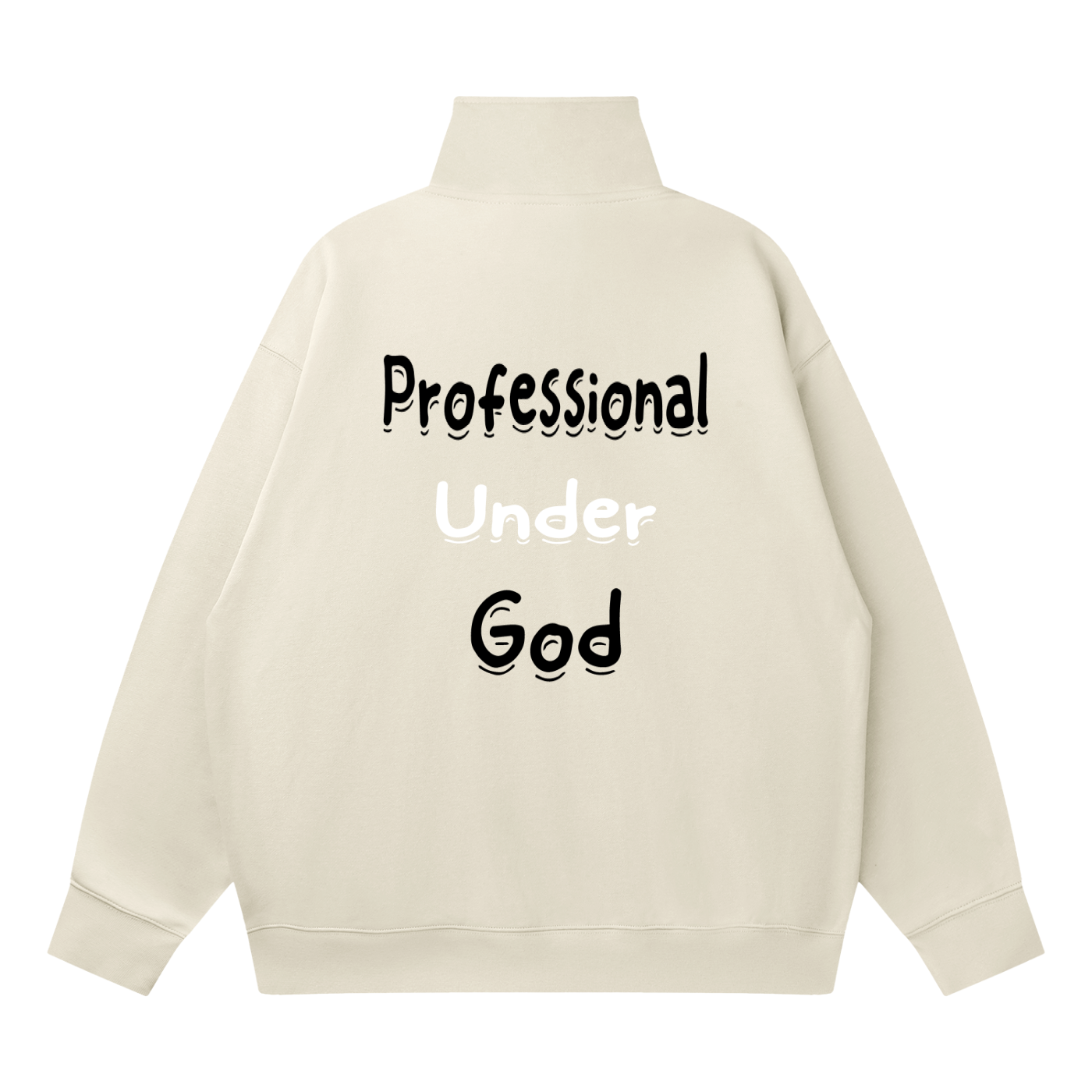 Quarter-Zip Drop Shoulder Sweatshirt