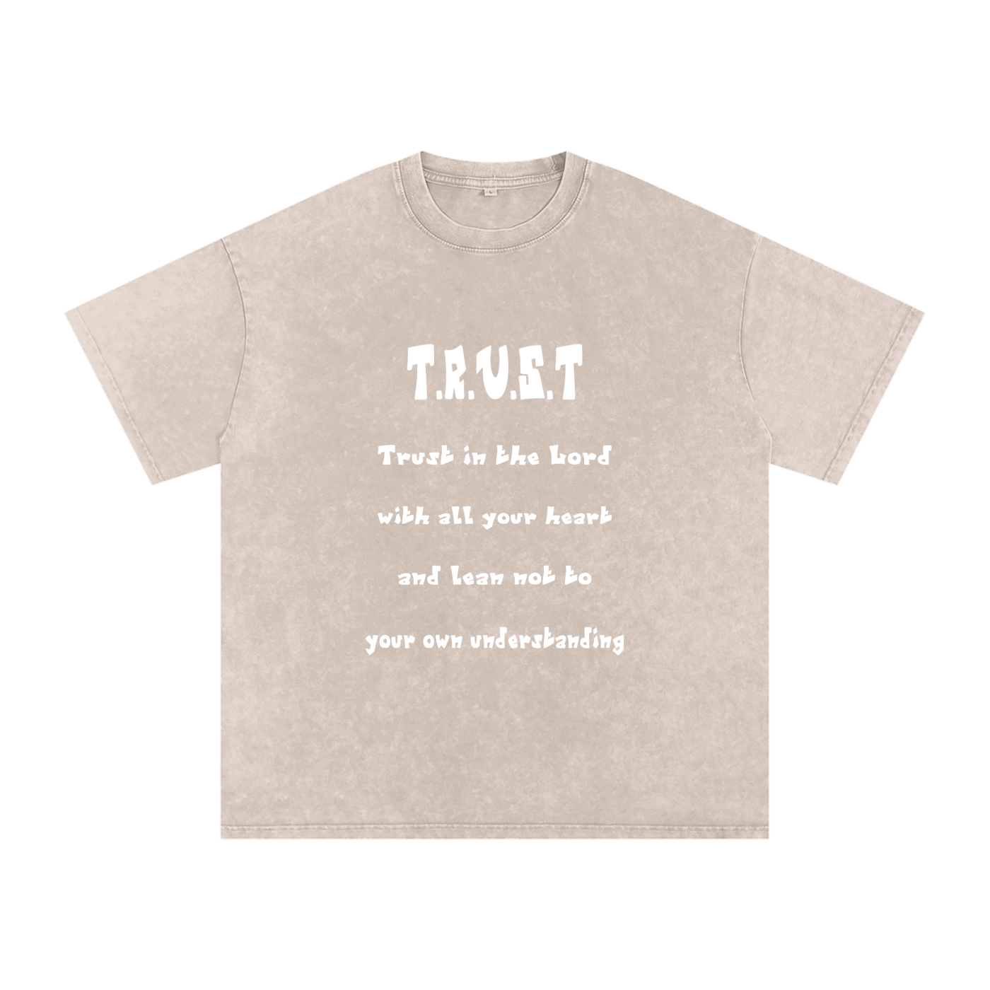 TRUST Oversized Cotton T-Shirt