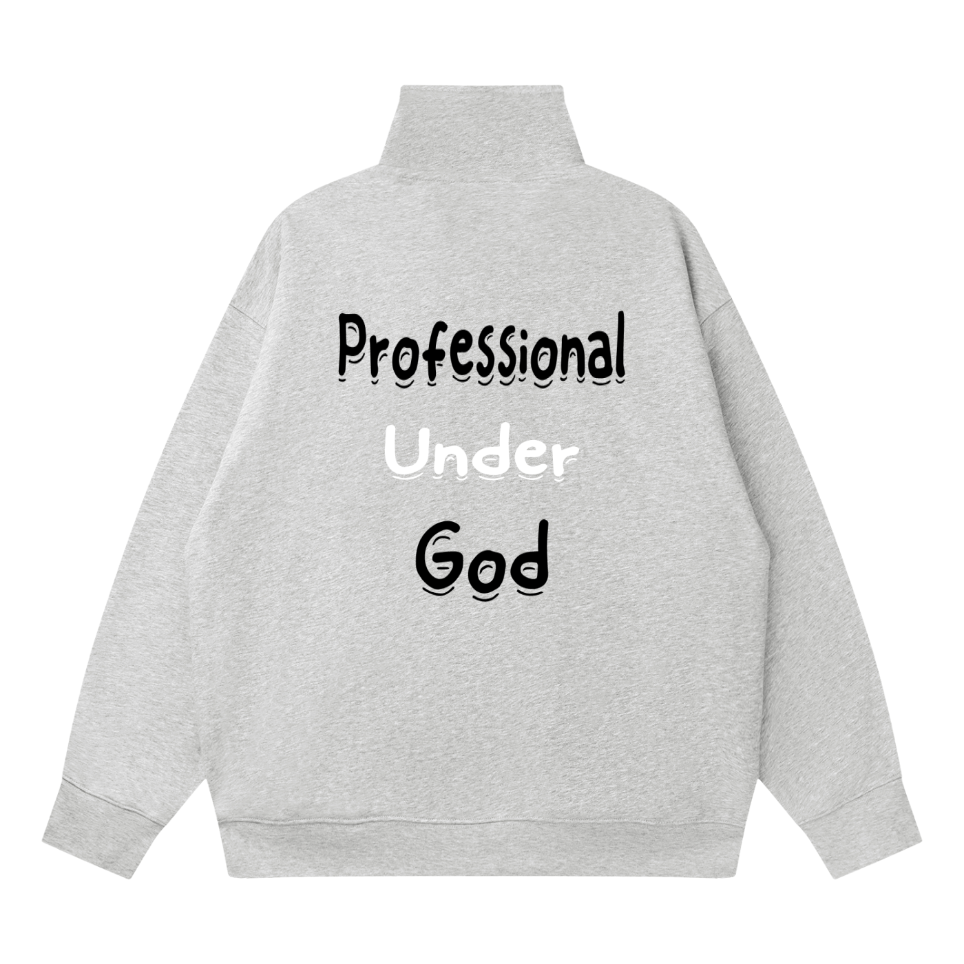 Quarter-Zip Drop Shoulder Sweatshirt