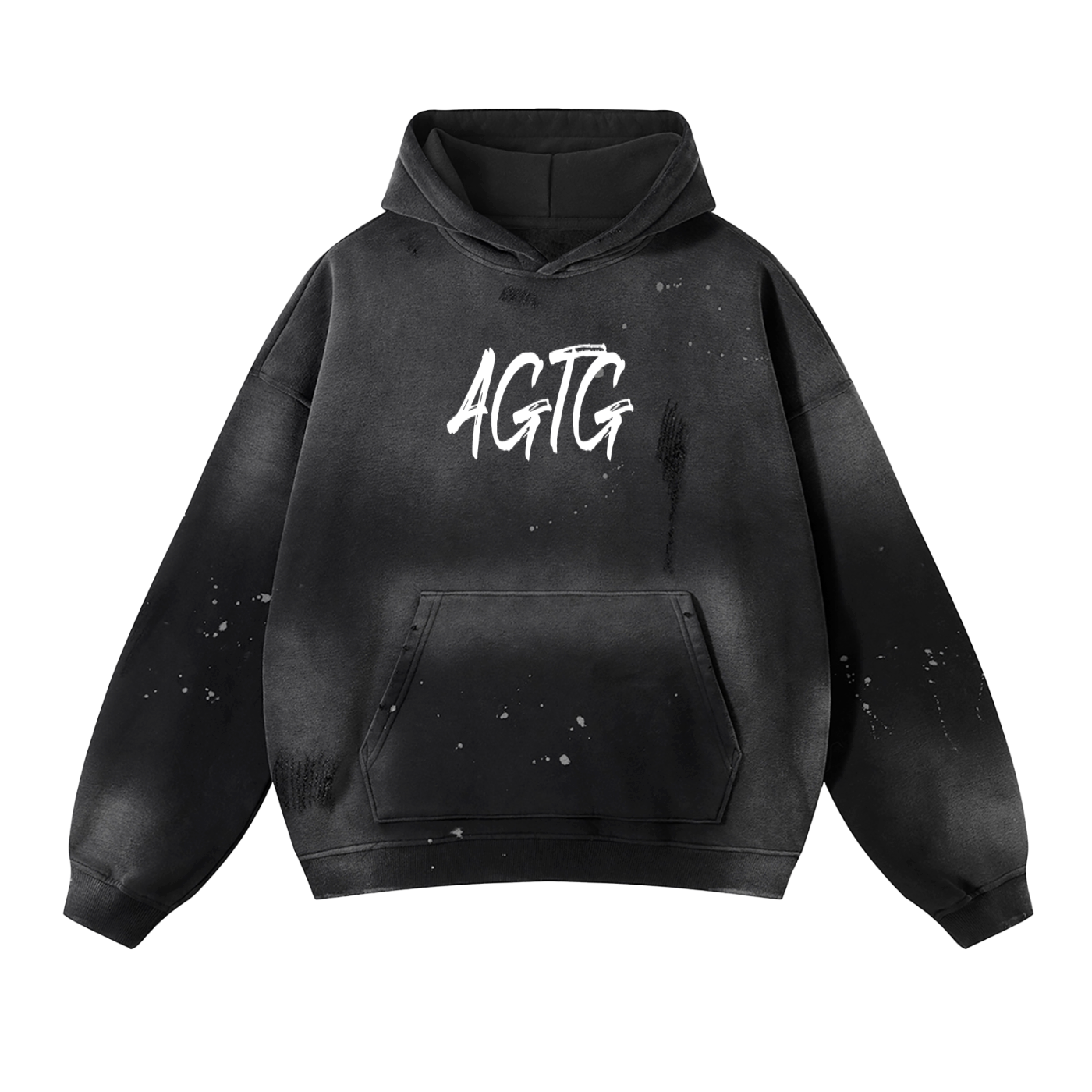 All Glory To God - Vintage Washed Frayed Fleece Hoodie